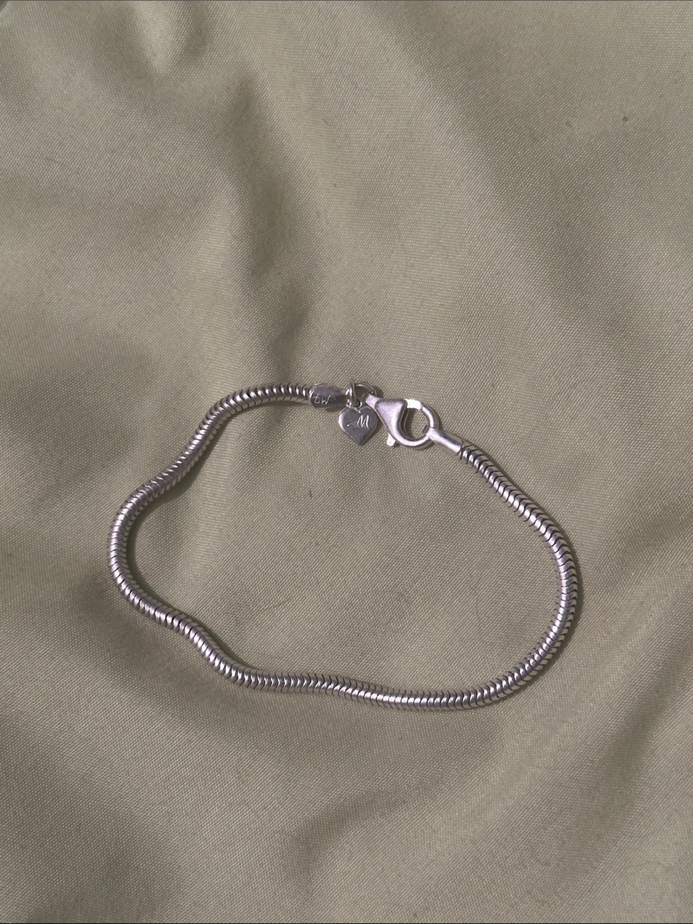 Classic Sterling Snake Chain Bracelet - Silver